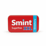 Smint Sugarfree XXL Strawberry Tins Pack of 12 UK