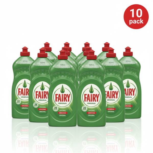 Fairy Original Washing Up Liquid Green with LiftAction 320ML UK